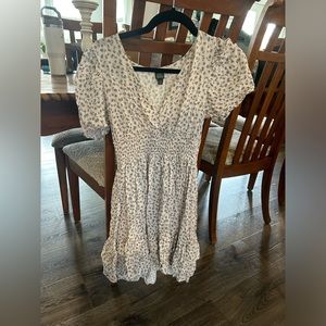 wild fable dress at target, cute flowers on it, lower cut